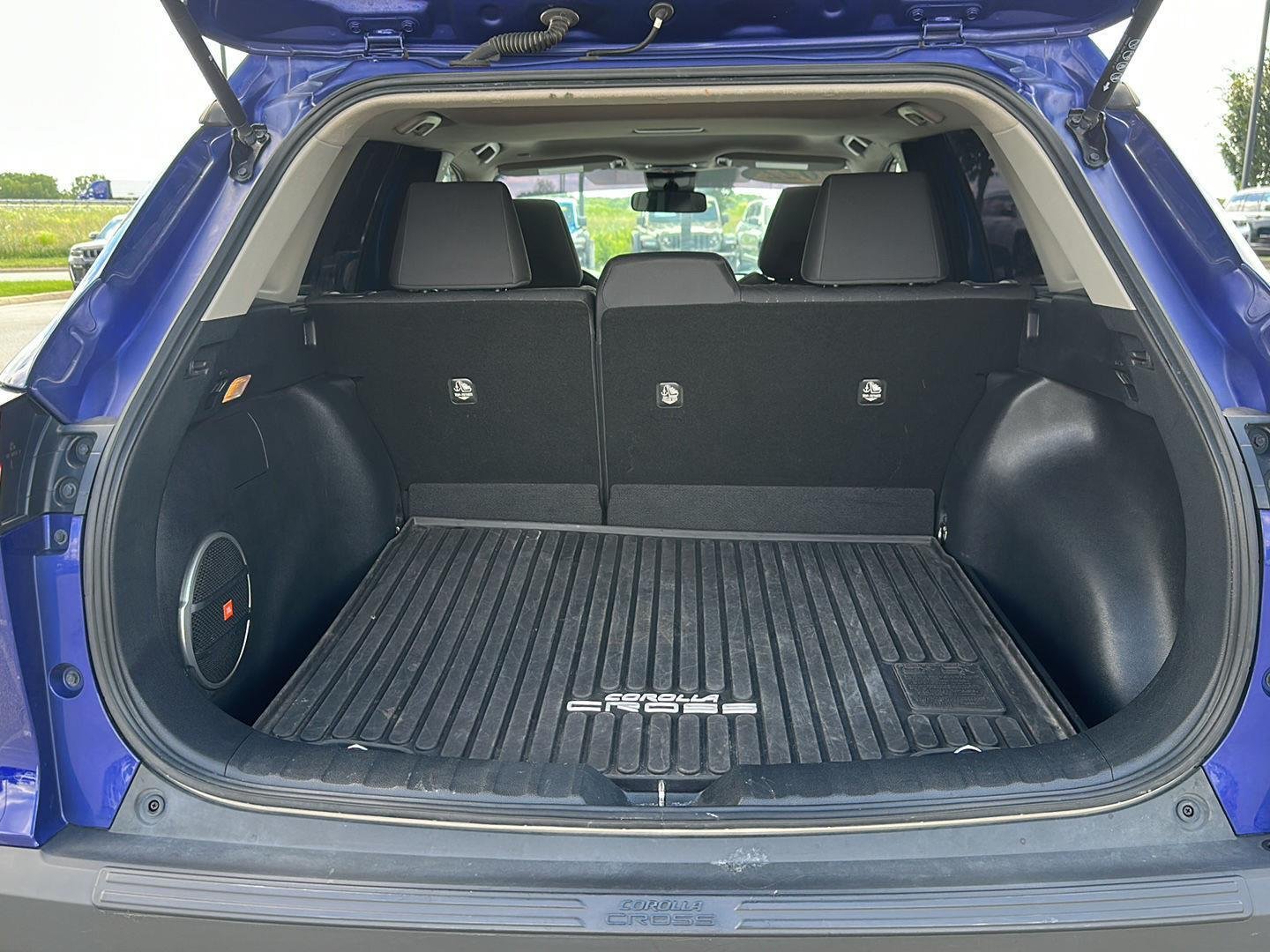 Used 2022 Blue Crush Metallic Toyota LE image 24