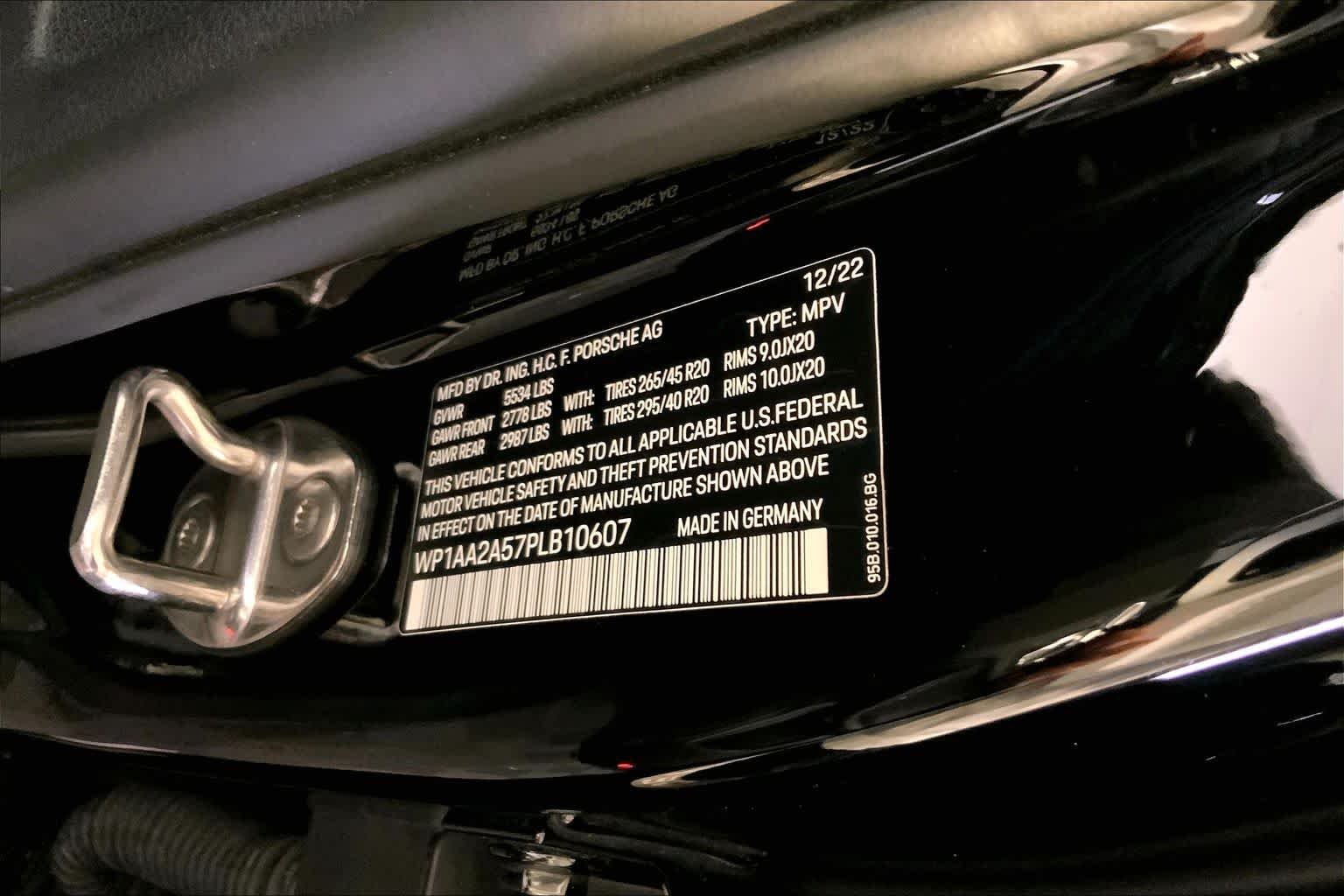 Used 2023 Black Porsche T image 34