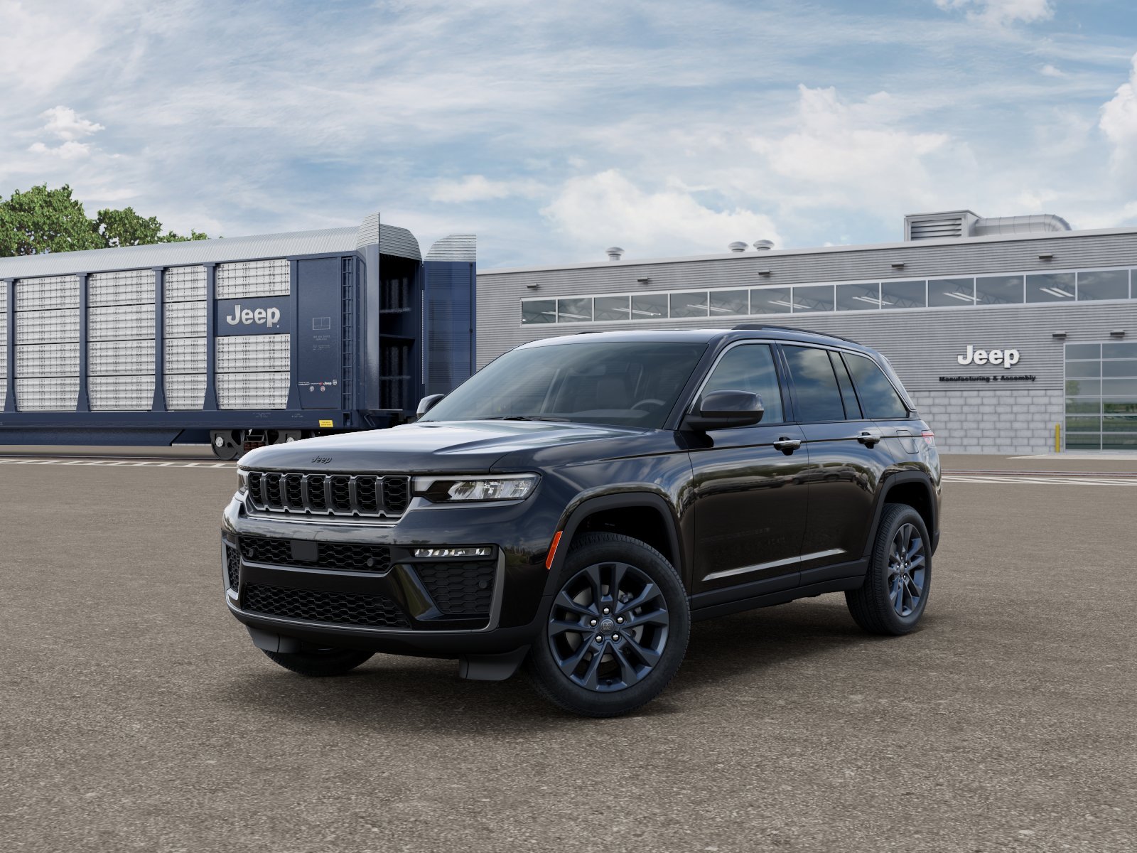New 2026 Diamond Black Crystal Pearl-Coat Exterior Paint Jeep  image 1