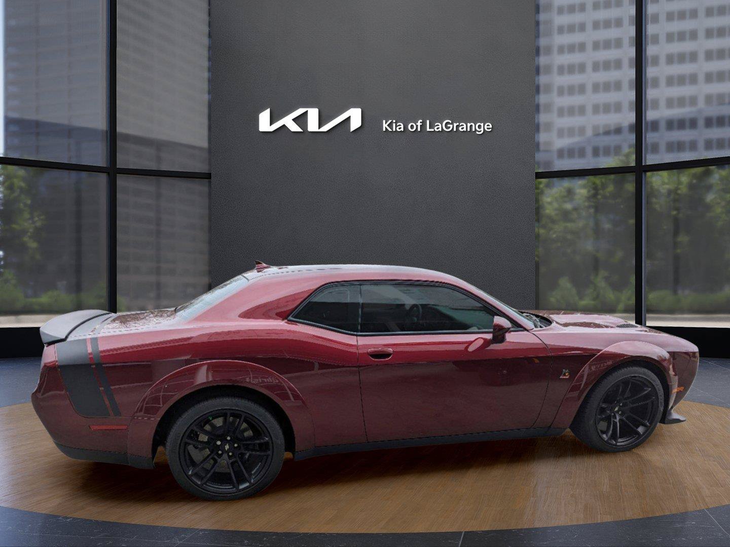 Used 2023 Octane Red Pearlcoat Dodge R/T Scat Pack Widebody image 3