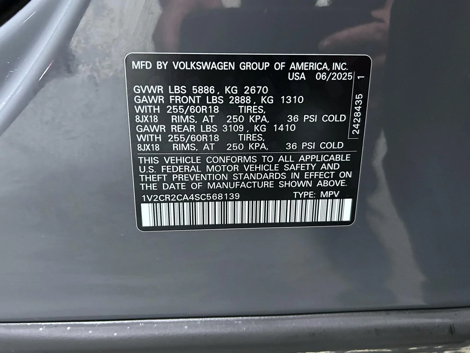 Used 2025 Gray Volkswagen 2.0T Peak Edition image 25