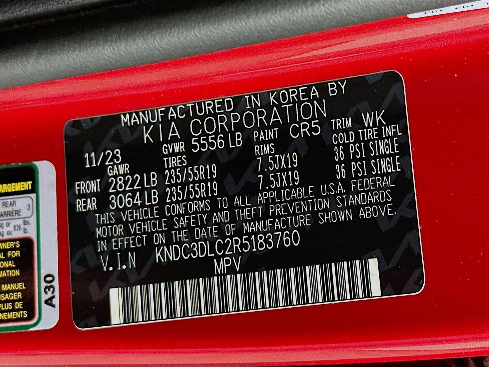 Used 2024 Runway Red Kia Light image 32