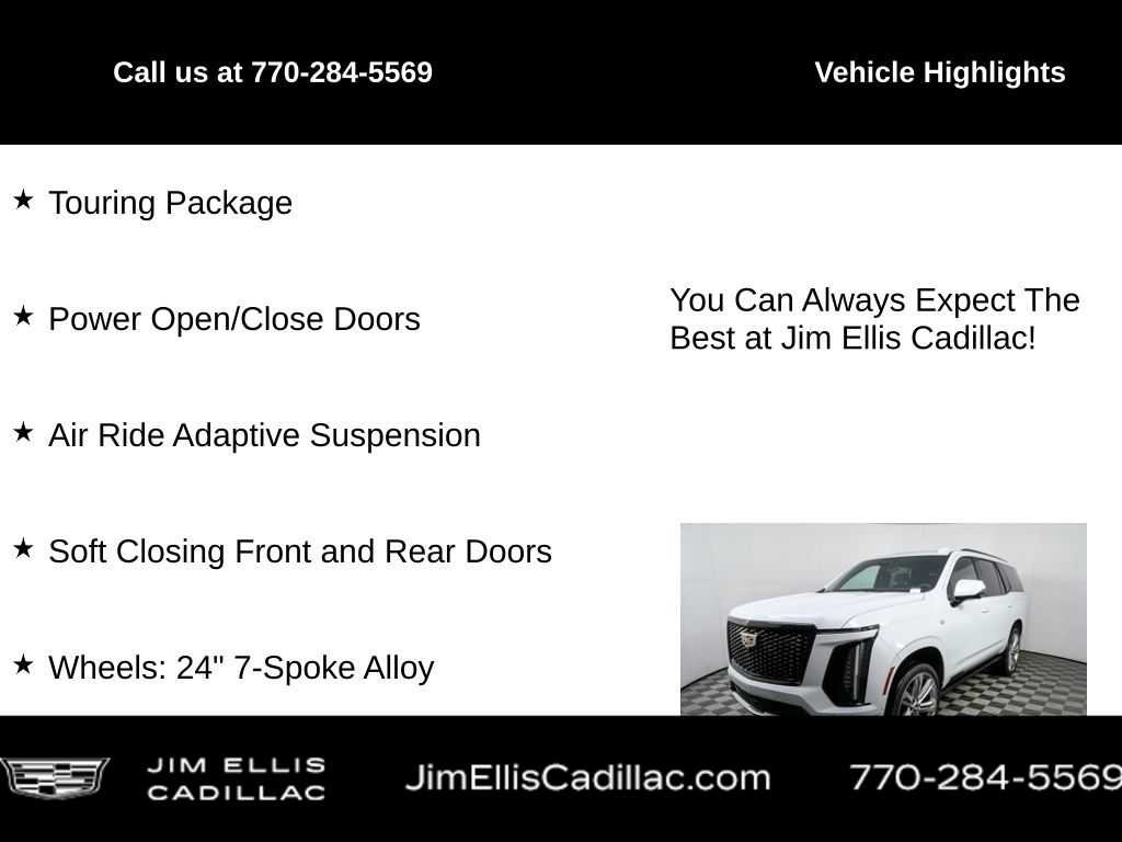 Used 2026 Vibrant White Tricoat Cadillac Sport image 4