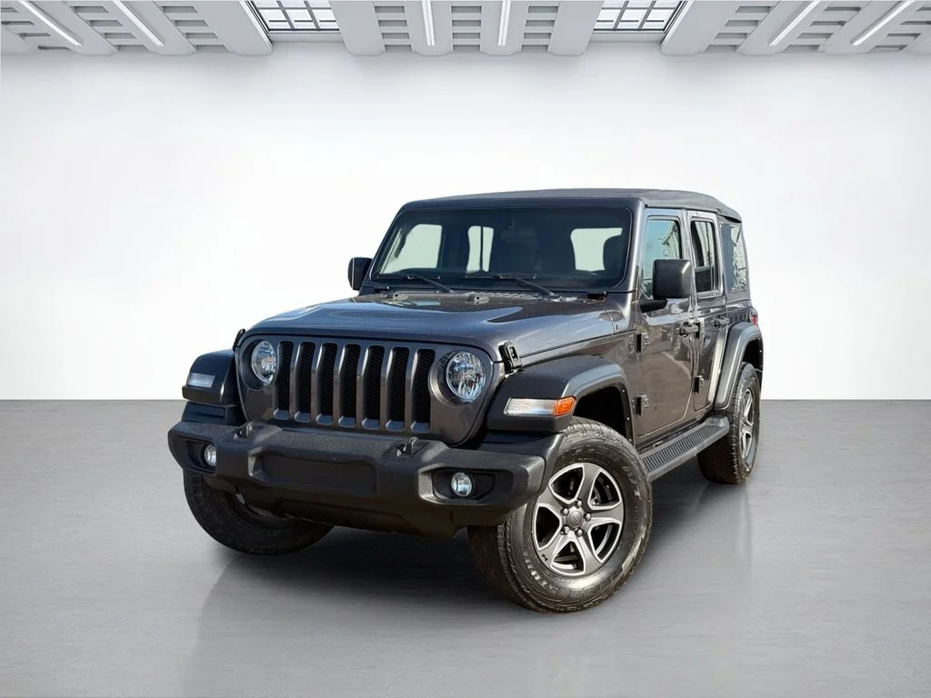 Used 2021 Gray Jeep Unlimited Sport S image 3