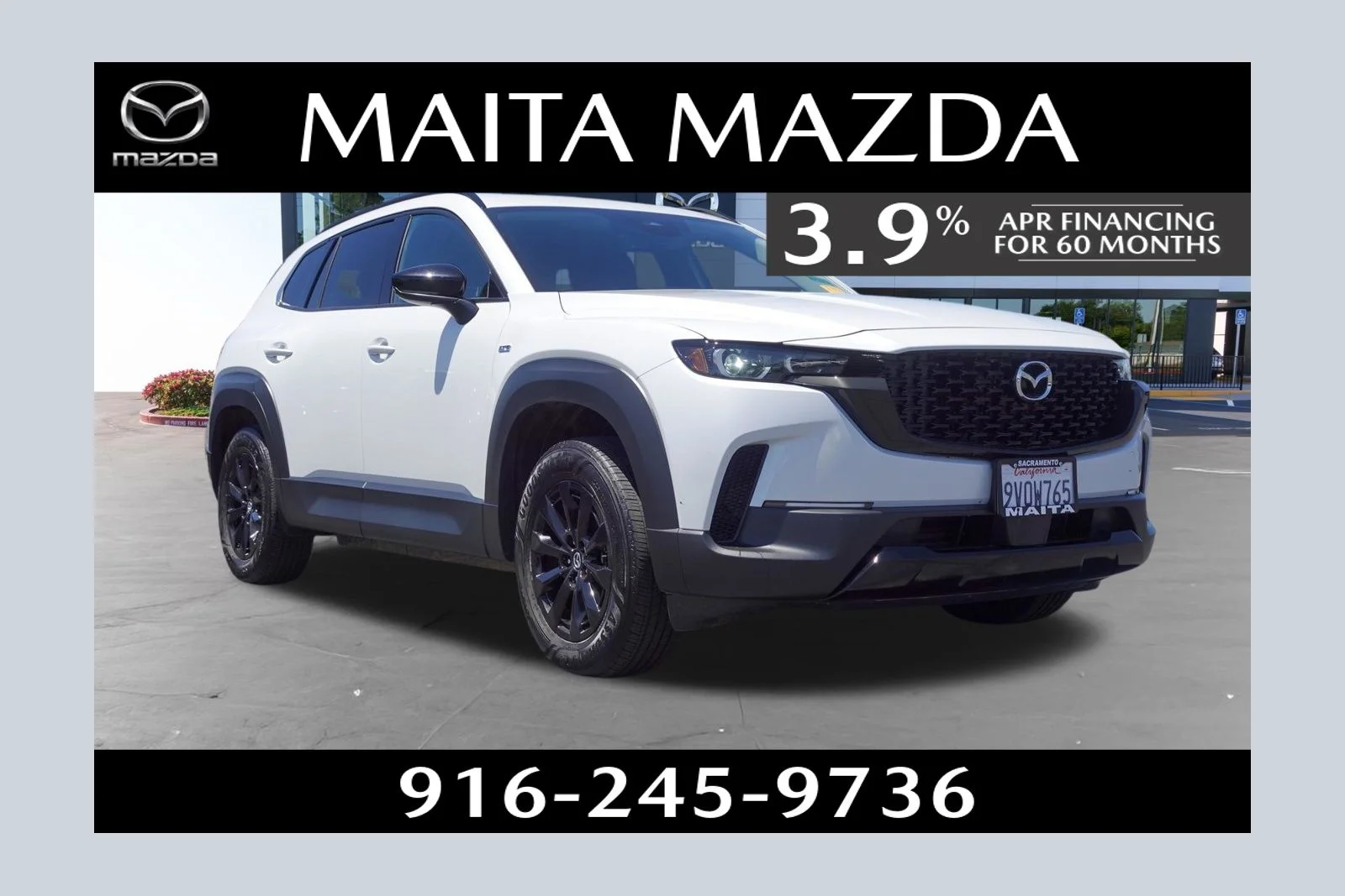 Certified Used 2025 Wind Chill Pearl Mazda Premium image 1
