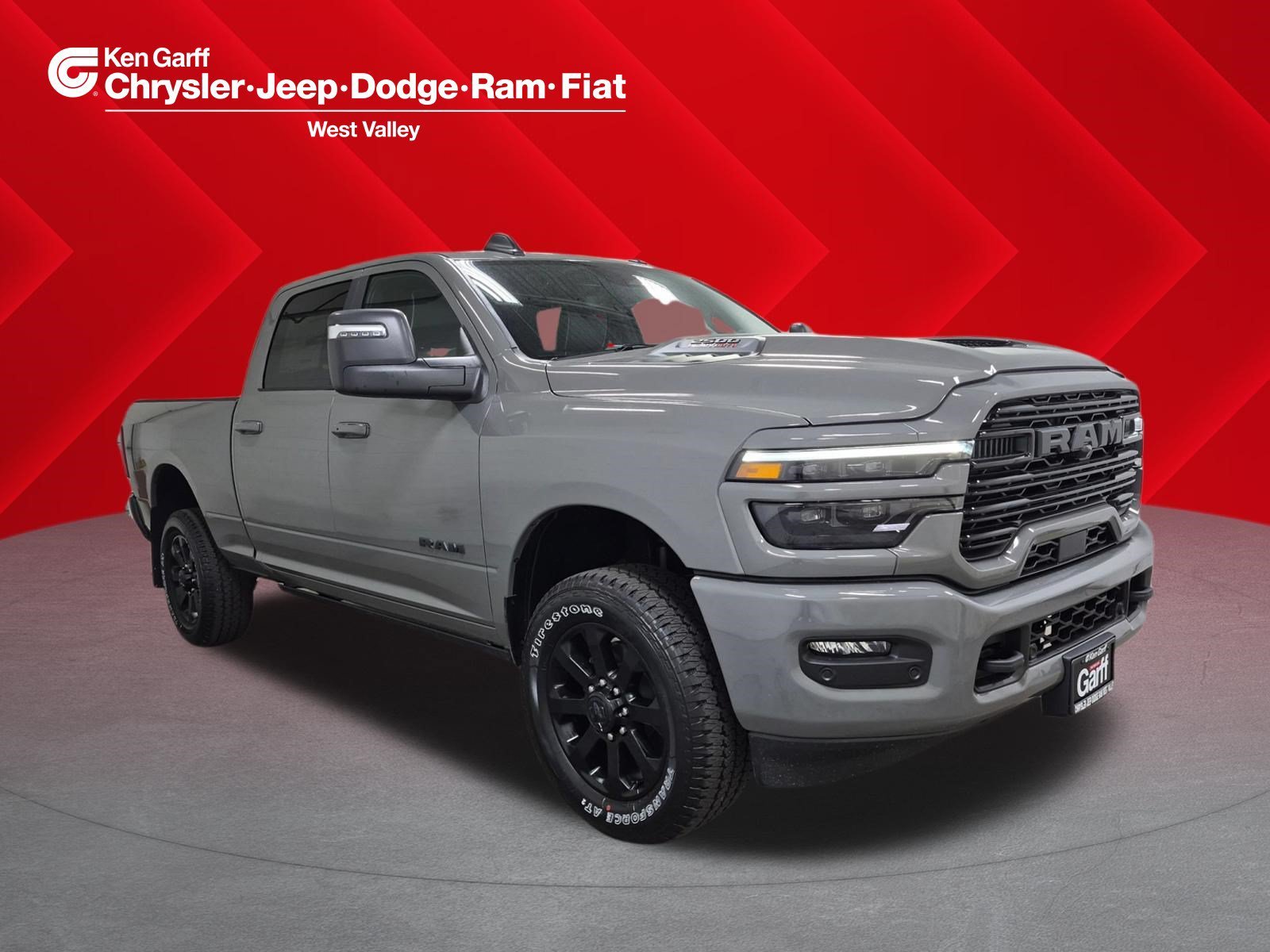 New 2026 Ceramic Gray Clear-Coat Exterior Paint RAM Laramie image 1