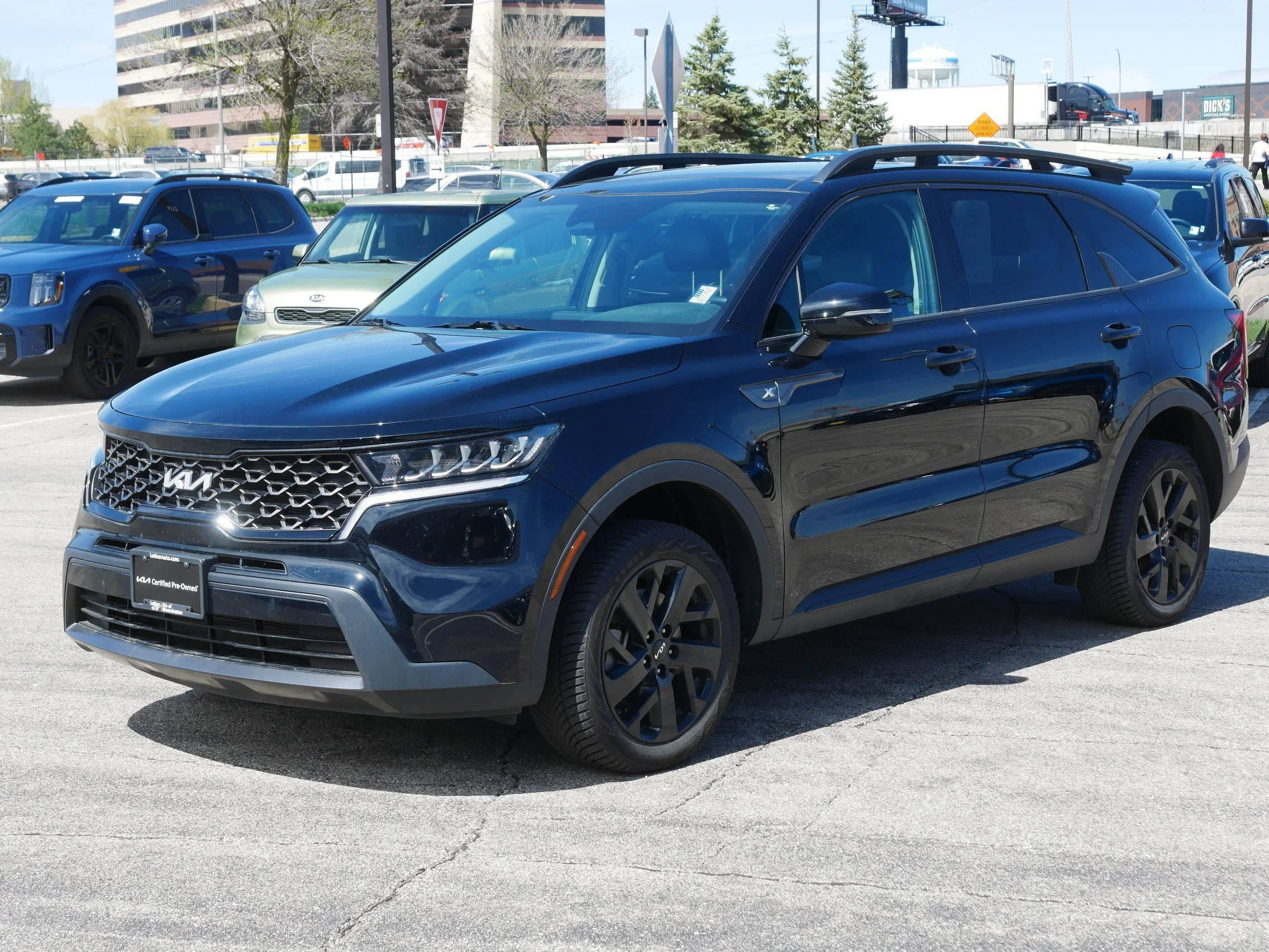 Certified 2023 Kia Sorento X-Line S with VIN 5XYRLDLC1PG197504 for sale in Bloomington, Minnesota