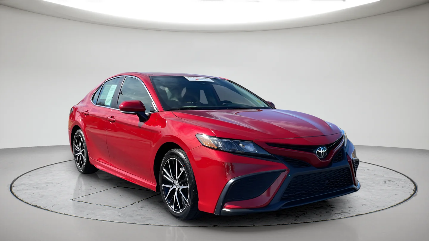 Certified Used 2023 Red Toyota SE image 3