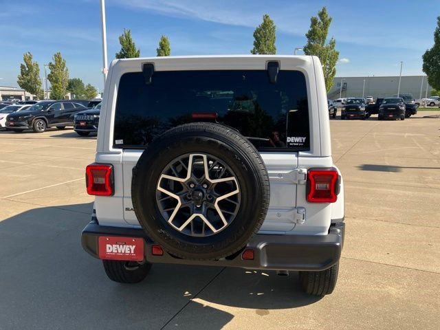 Certified Used 2025 Bright White Clearcoat Jeep Sahara image 6