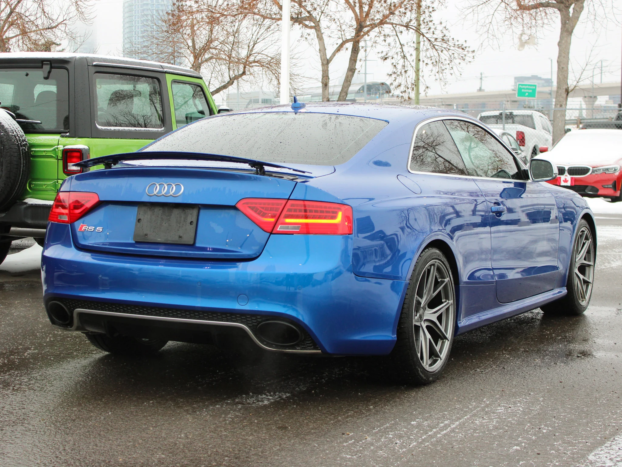 Used 2014 Blue Audi 4.2 * V8 | Quattro | 450 HP | 3M PPF | Winter Tires | Navigation | Backup Camera | Heated Seats | image 17