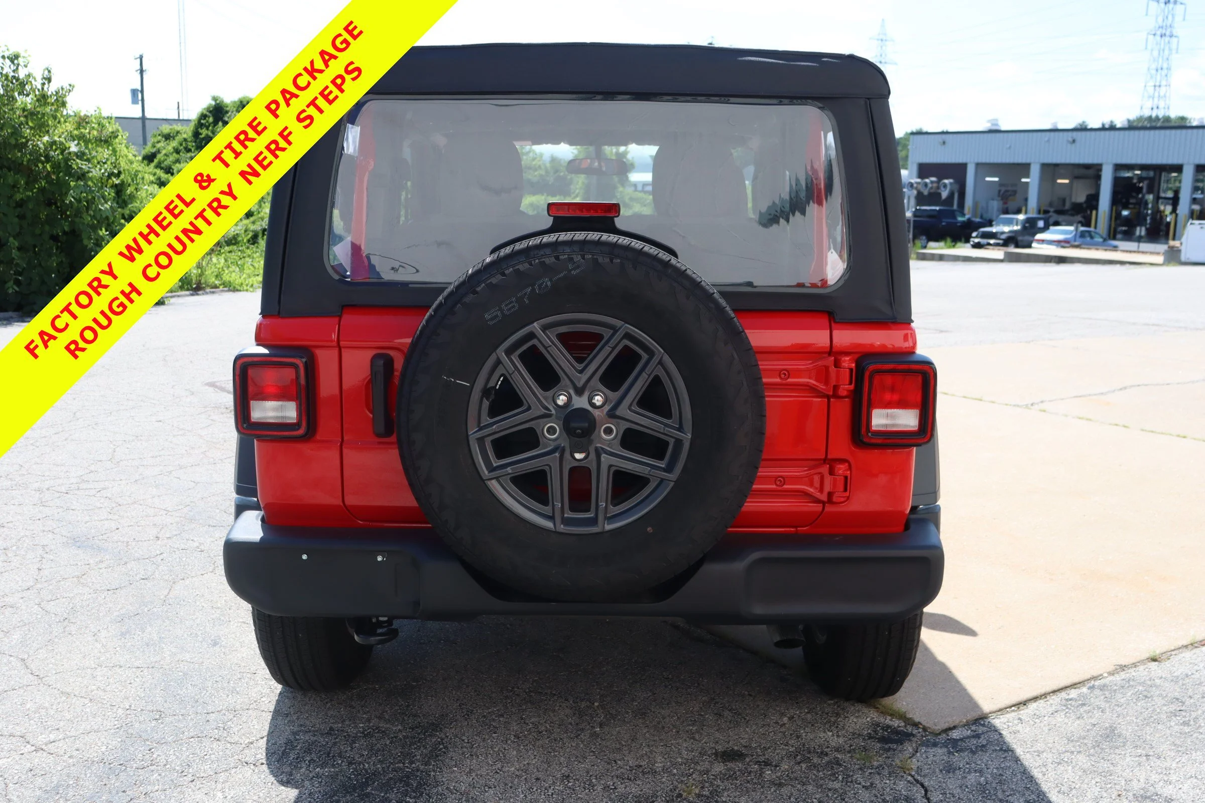New 2026 Firecracker Red Clear-Coat Exterior Paint Jeep Sport image 6