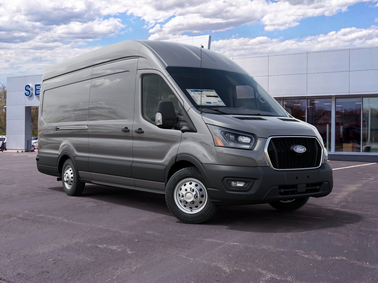New 2027 Carbonized Gray Metallic Ford Cargo Van image 4