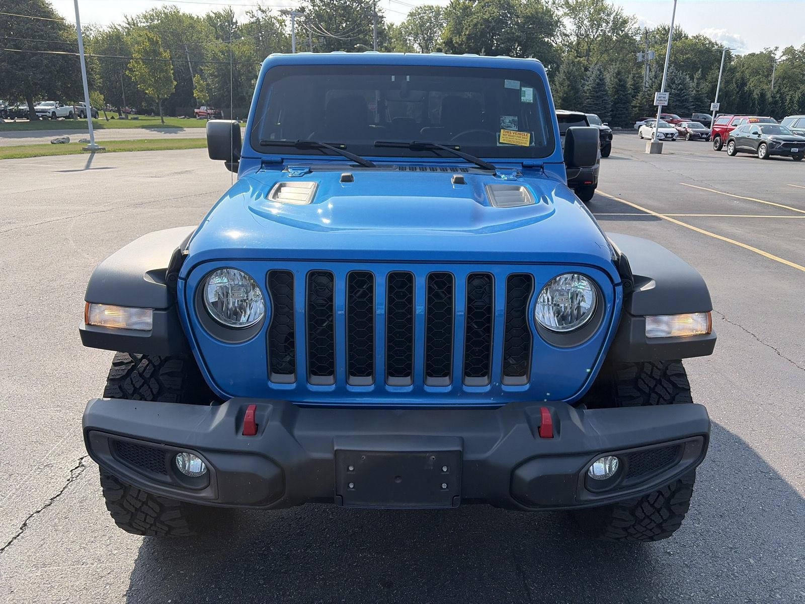Used 2022 Hydro Blue Pearlcoat Jeep Rubicon image 2