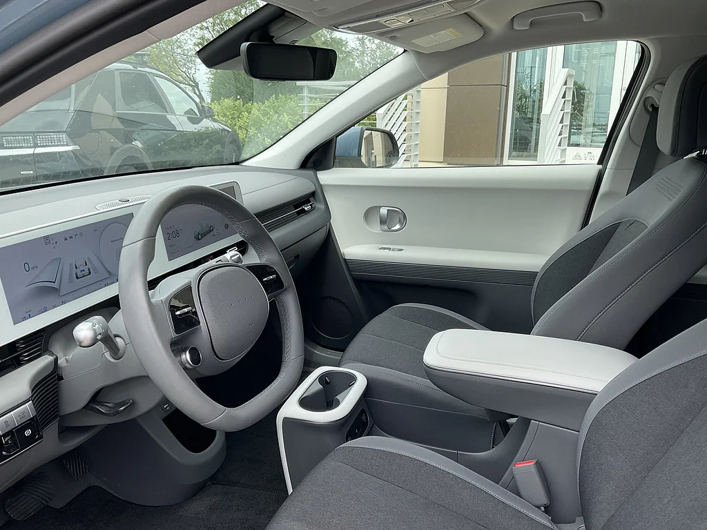 Certified Used 2024 Lucid Blue Hyundai SEL image 2