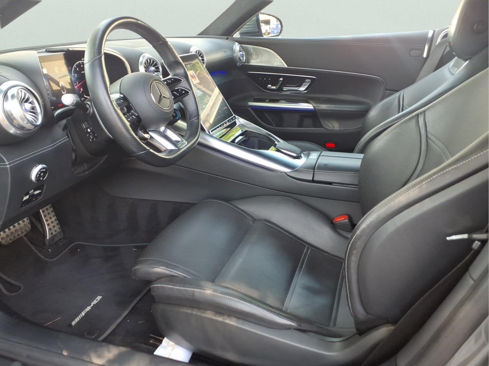 Certified Used 2022 Selenite Grey Metallic Mercedes-Benz AMG® SL 55 Roadster image 11