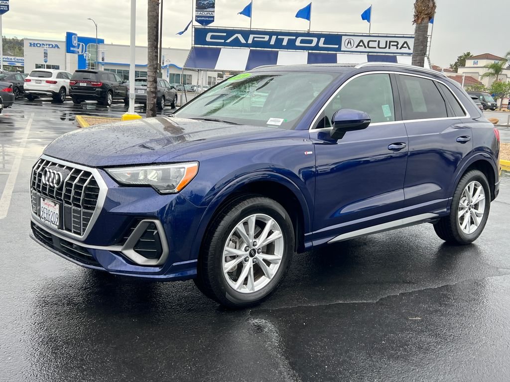 Used 2021 Blue Audi Premium image 4