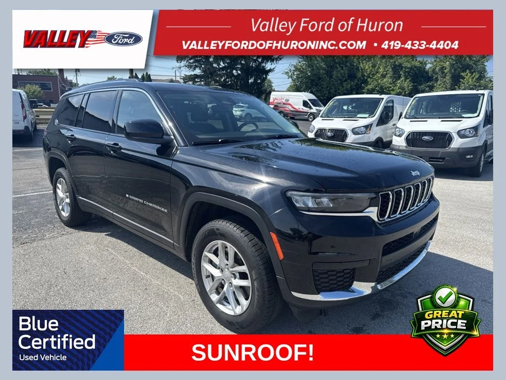 Certified Used 2021 Black Jeep Laredo image 1
