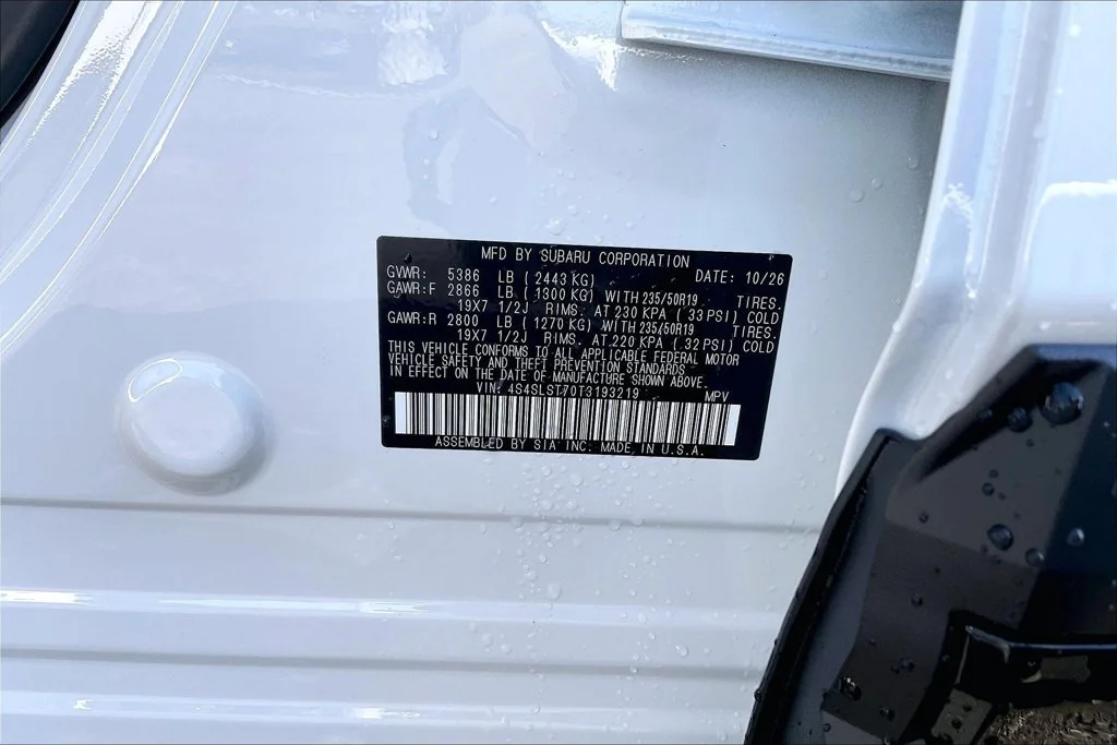 New 2026 CRYSTAL WHITE PEARL, TWO-T Subaru Touring Hybrid image 13