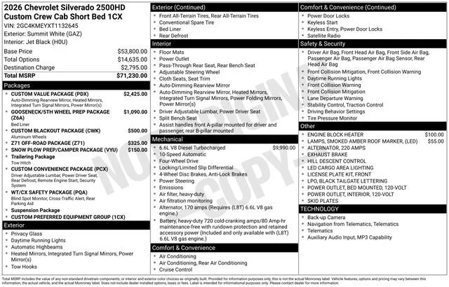 2026 Chevrolet Silverado 2500 HD