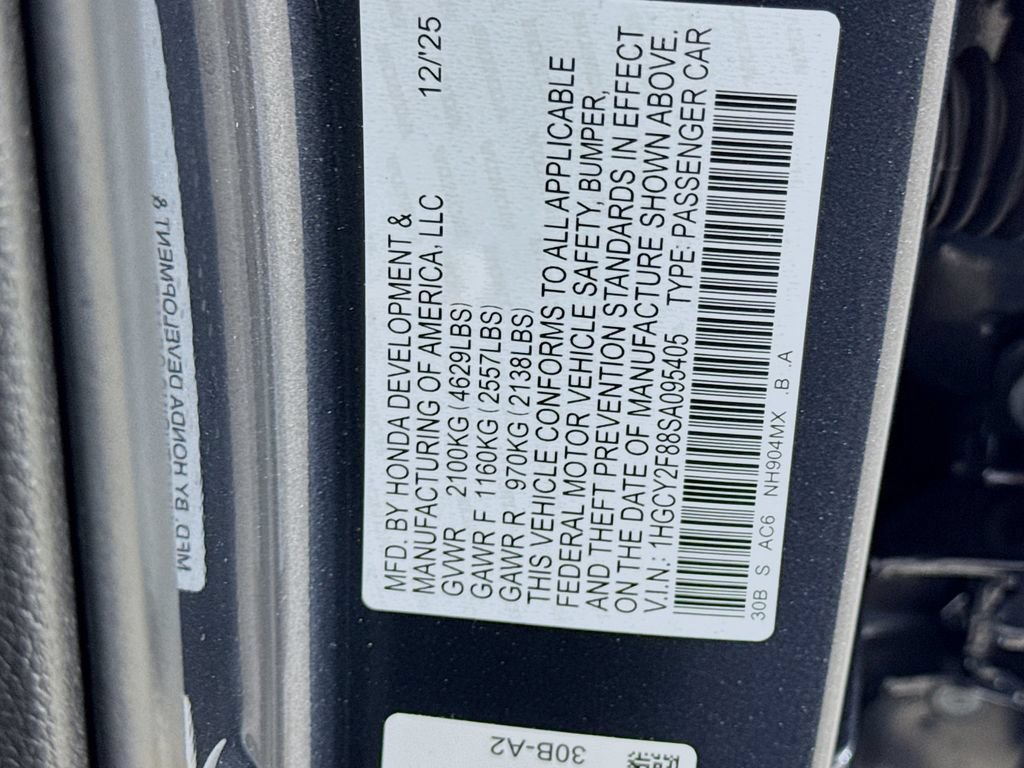 Certified Used 2025 Meteorite Gray Metallic Honda HYBRID TOURING image 85