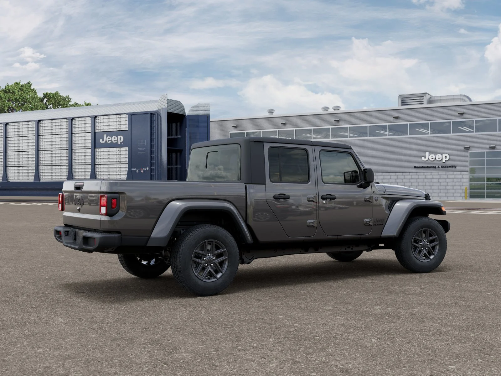 New 2026 Granite Crystal Metallic Clear-Coat Exterior Paint Jeep Sport S image 2