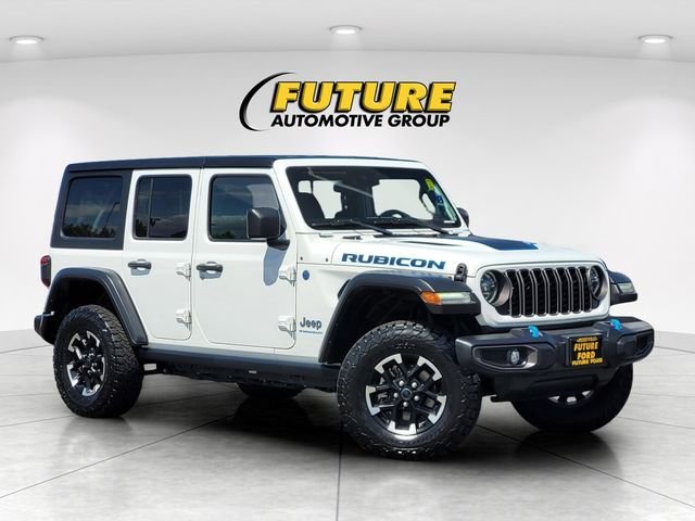 Used 2024 White Jeep Rubicon 4xe image 1