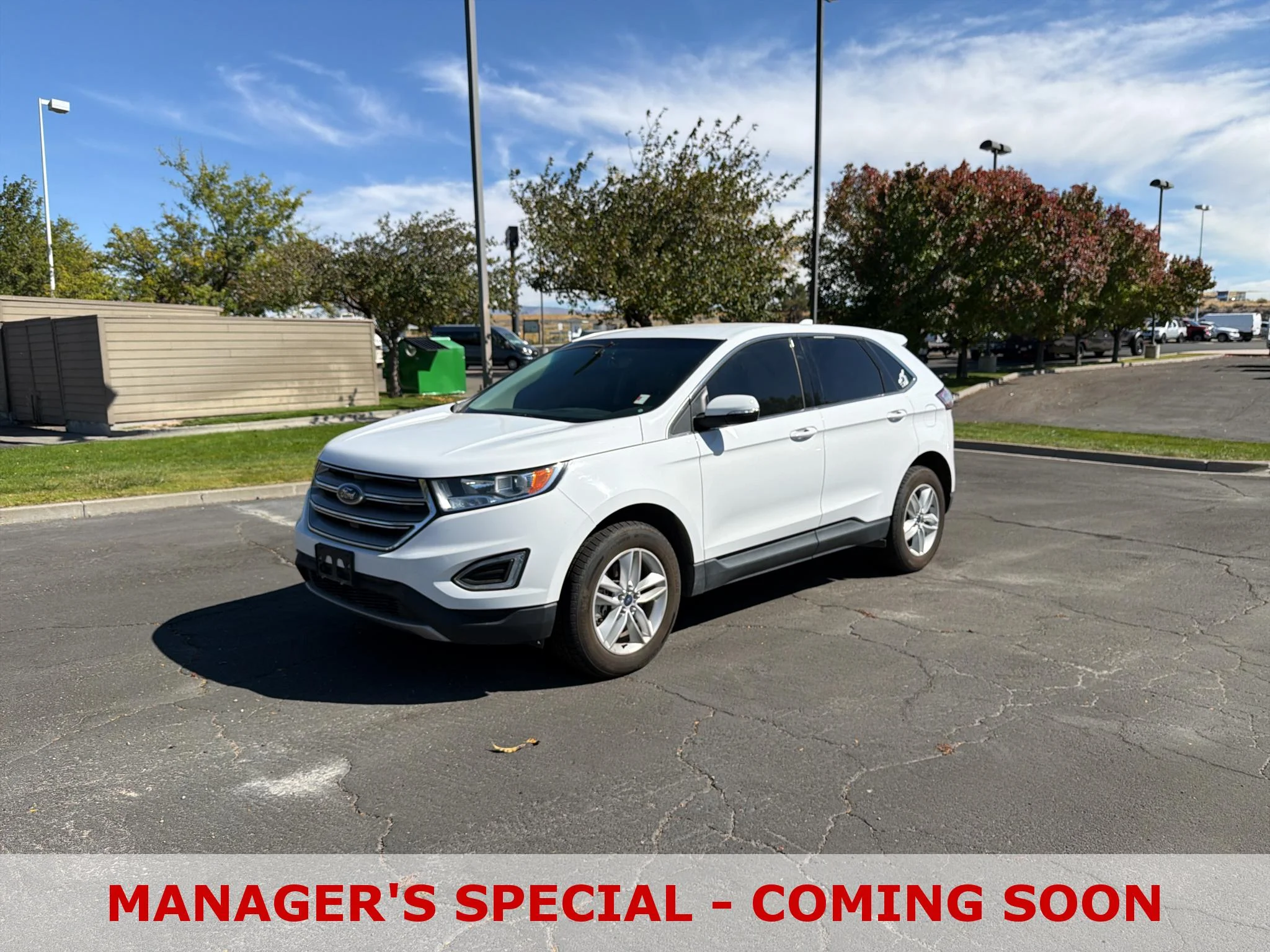 Used 2017 Oxford White Ford SEL image 1