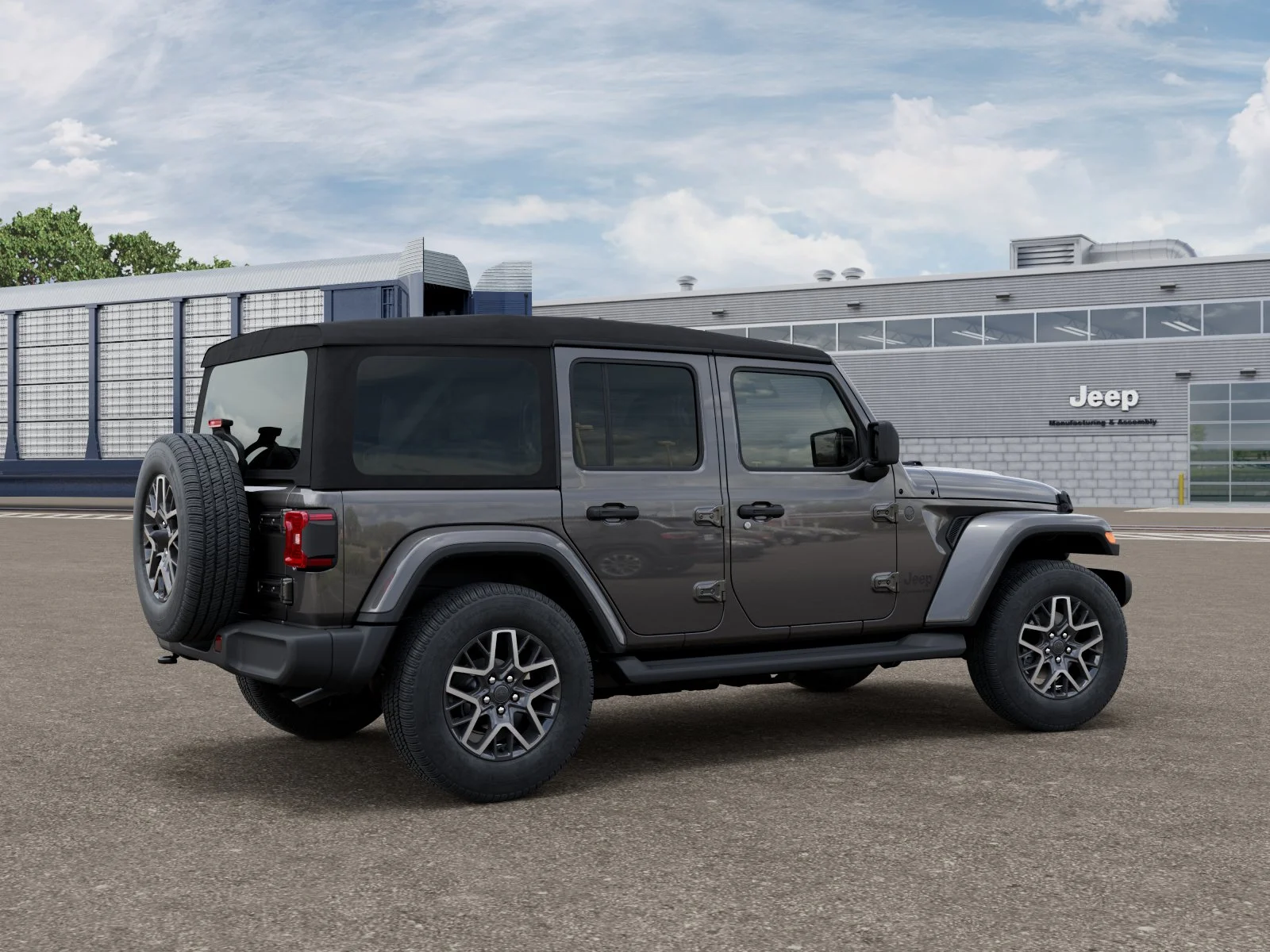 New 2027 Granite Crystal Metallic Clearcoat Jeep Sahara image 2