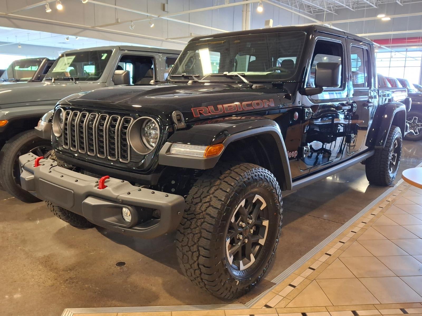 New 2026 Black Clear-Coat Exterior Paint Jeep Rubicon image 1