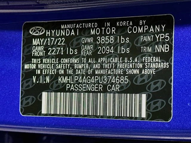 Certified Pre-Owned 2023 Hyundai Elantra Limited