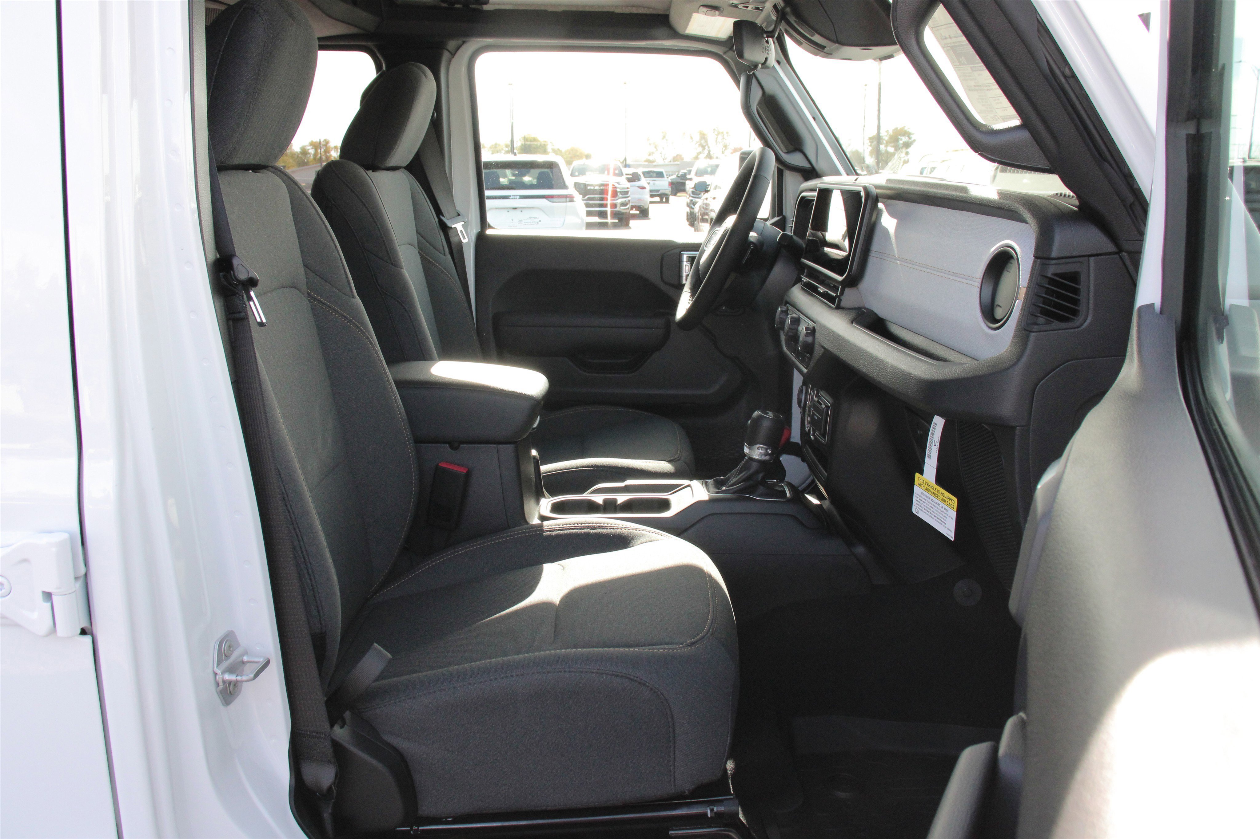 New 2026 Bright White Clear-Coat Exterior Paint Jeep Sport S image 24