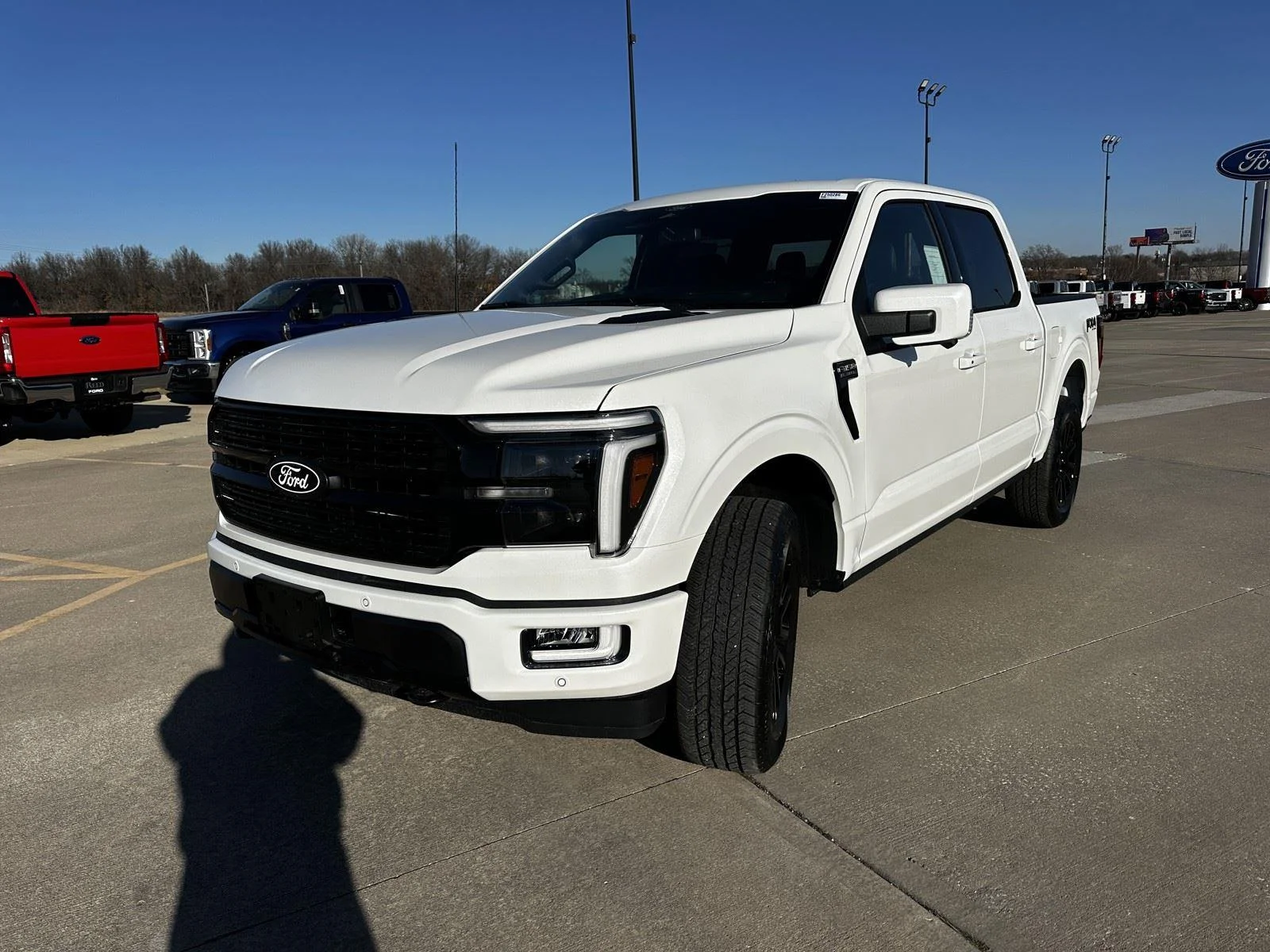New 2025 Star White Metallic Tri-Coat Ford Platinum image 4