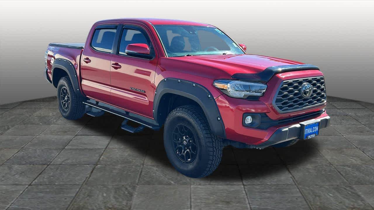 Used 2021 Barcelona Red Metallic Toyota TRD Off Road image 3