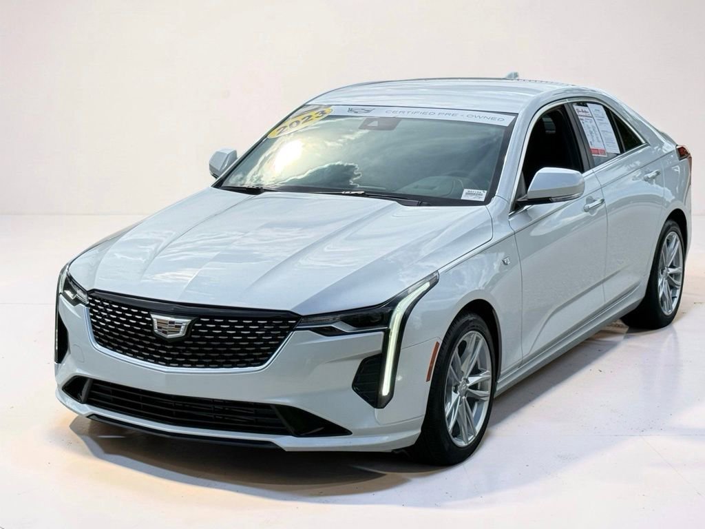 Certified Used 2023 Crystal White Tricoat Cadillac Luxury image 9