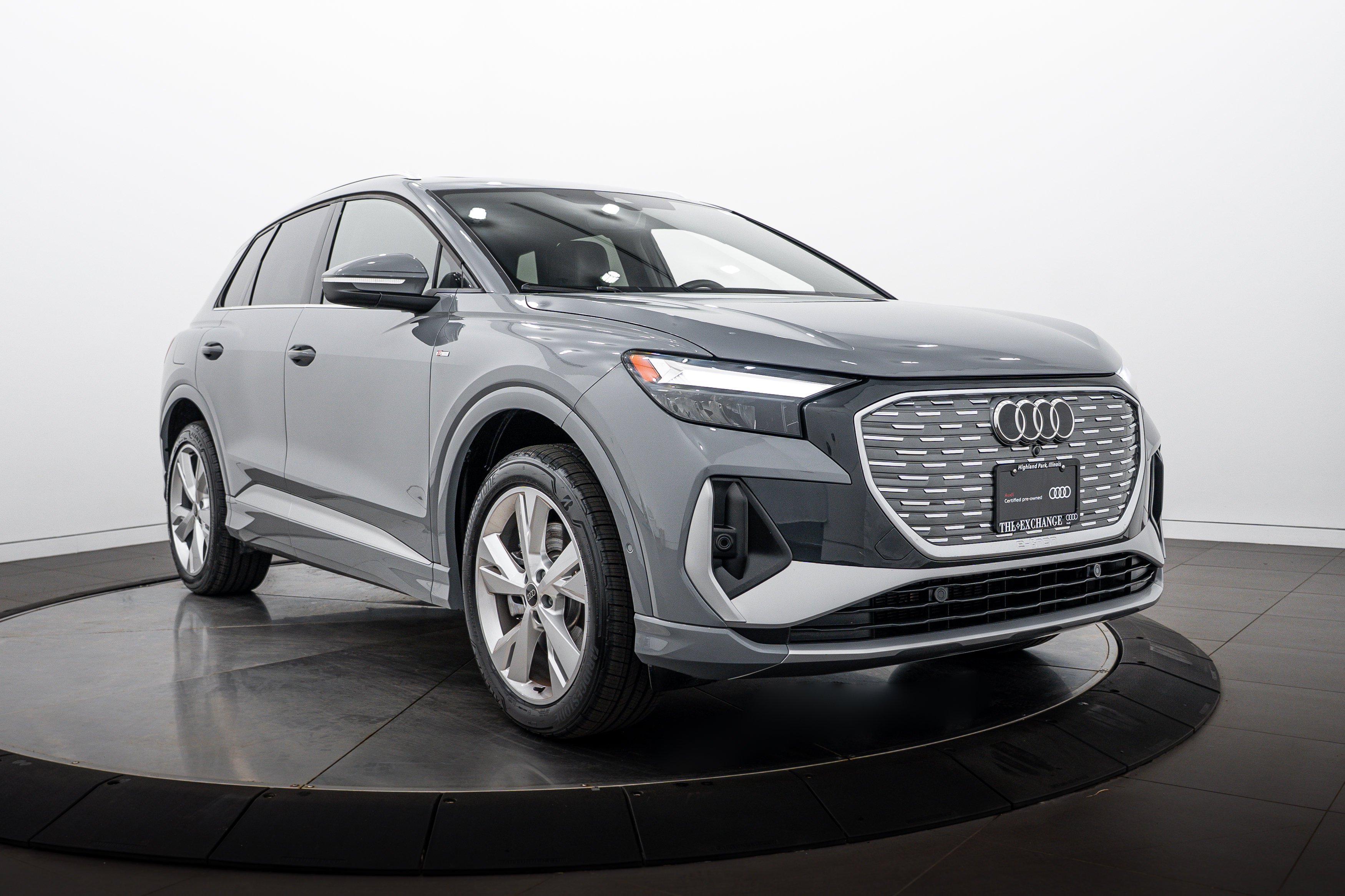 Certified Used 2023 Pebble Gray Audi Premium Plus image 2
