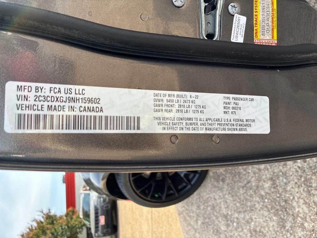 Used 2022 Gray Dodge R/T Scat Pack Widebody image 30