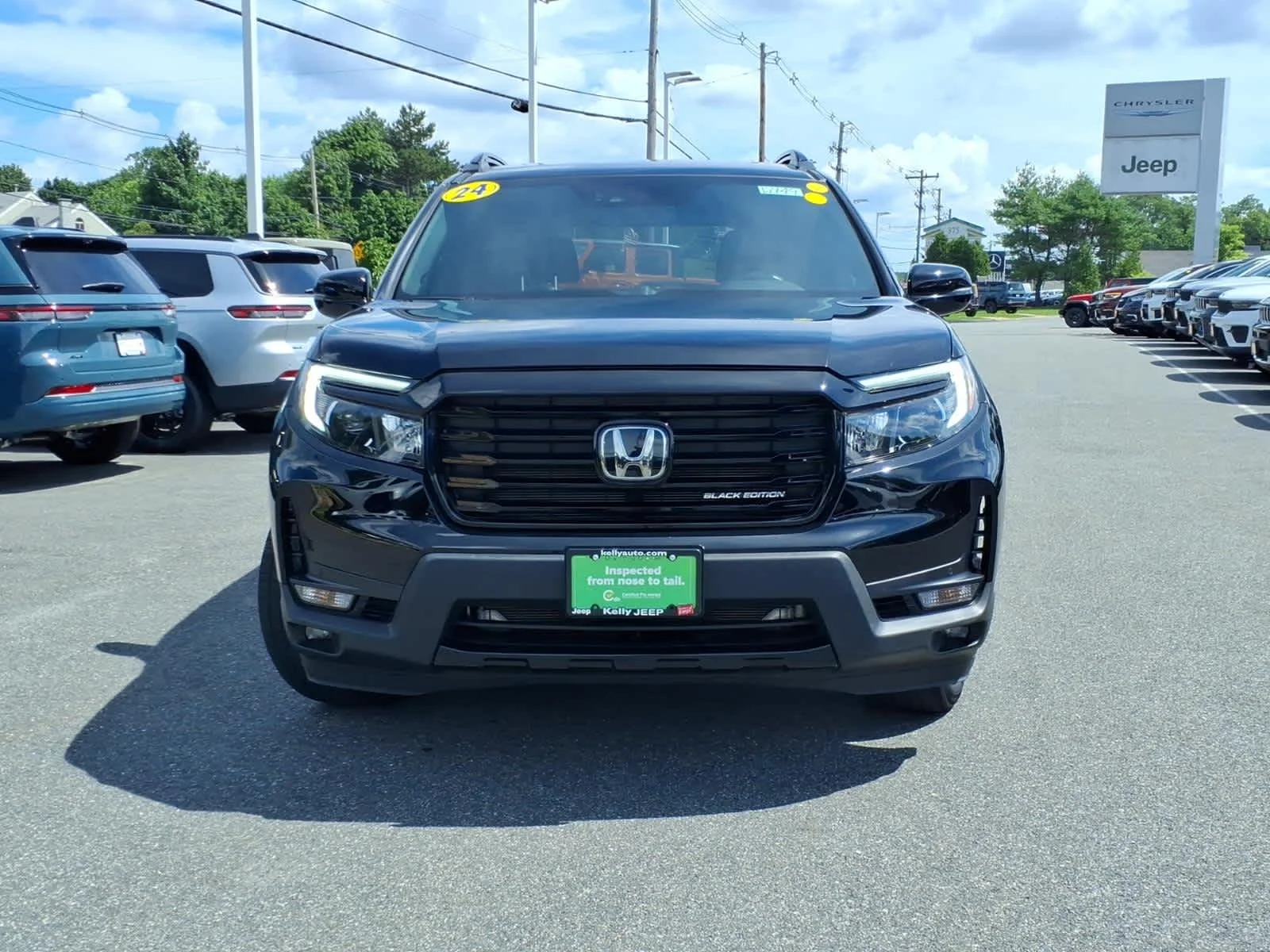 Used 2024 Crystal Black Pearl Honda Black Edition image 3