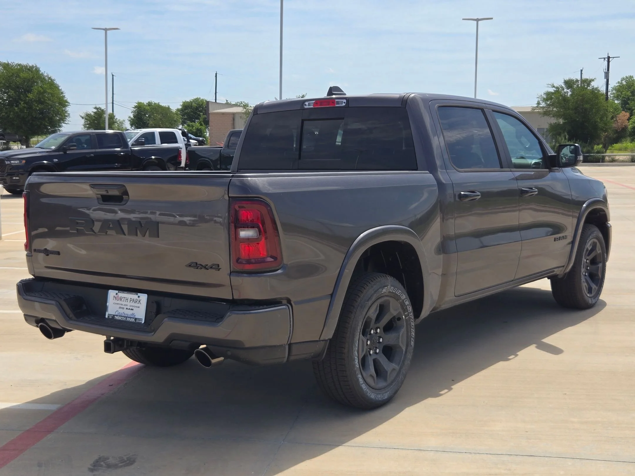 New 2026 Granite Crystal Metallic Clear-Coat Exterior Paint RAM Big Horn/Lone Star image 3