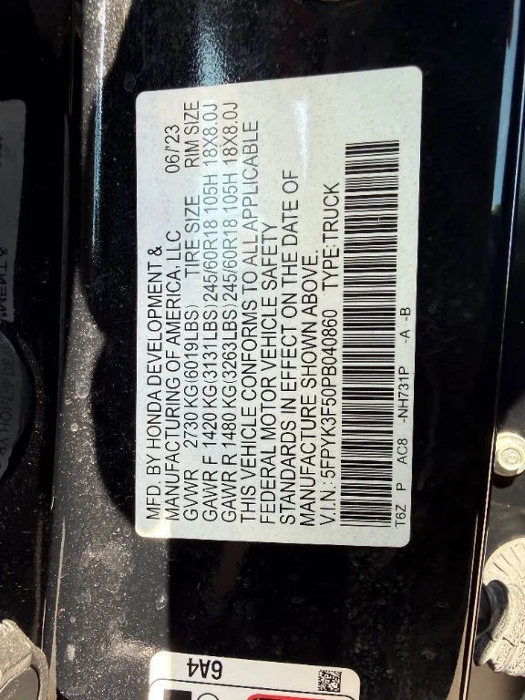 Used 2023 Modern Steel Metallic Honda RTL image 25