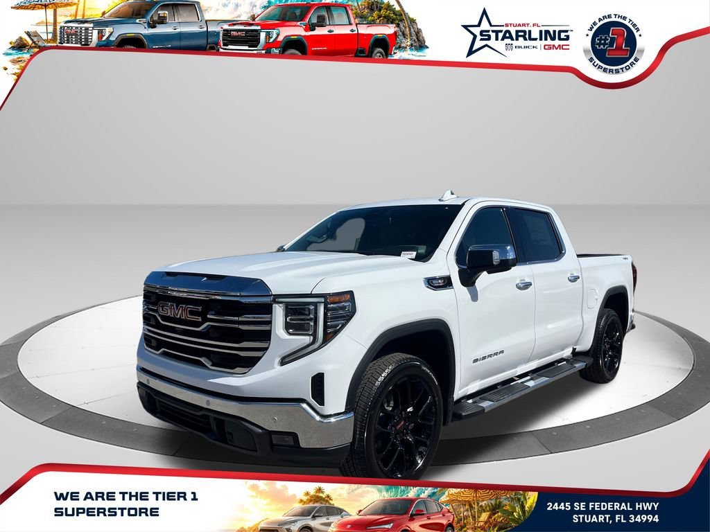 New 2026 Summit White GMC SLT image 1