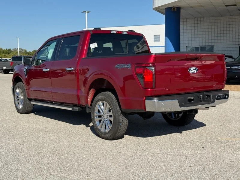 New 2026 Ruby Red Metallic Tinted Clearcoat Ford XLT 4WD SuperCrew 5.5