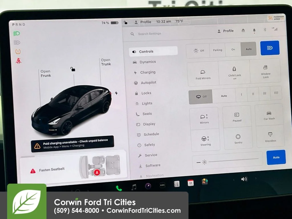 Used 2021 Black Tesla Performance image 2