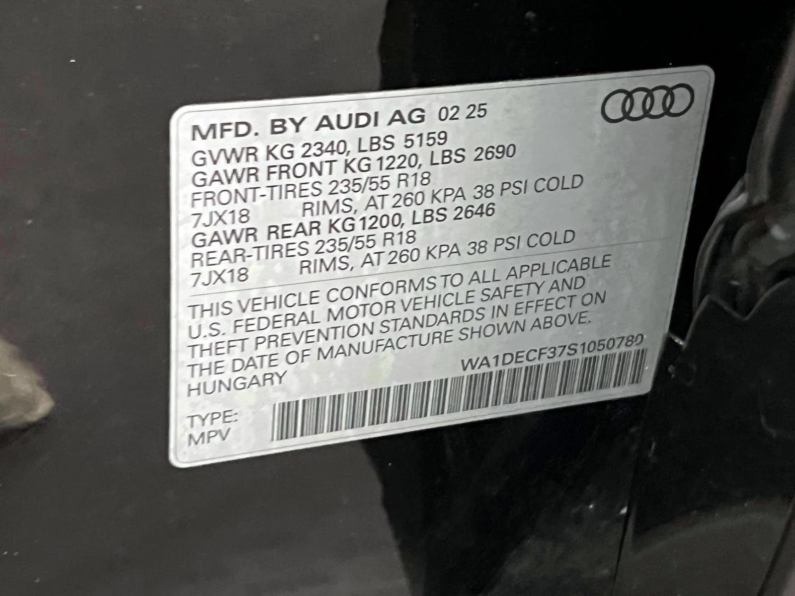 Used 2025 White Audi S line Premium image 19