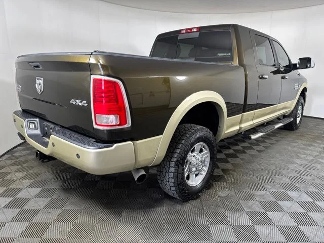 Used 2013 Black Gold Pearlcoat Ram Laramie Longhorn image 3