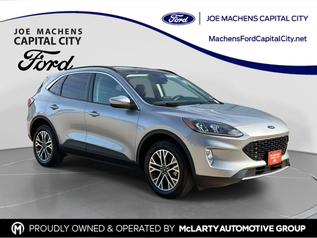 Used 2022 Iconic Silver Metallic Ford SEL image 1