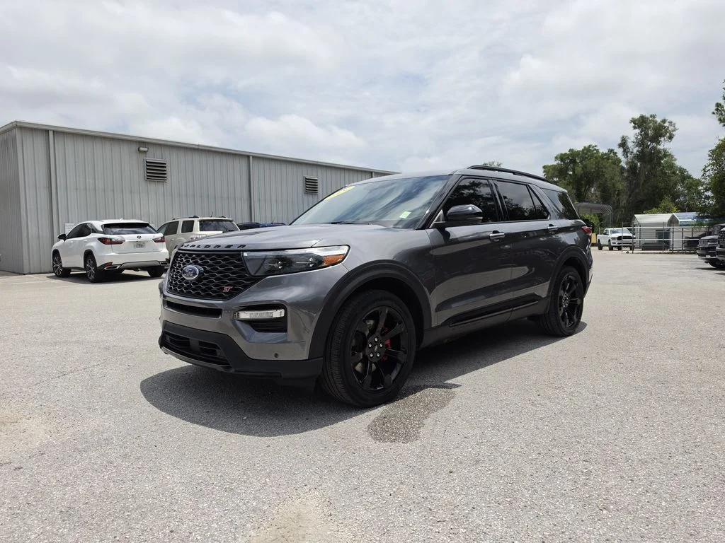 Certified Used 2021 Gray Metallic Ford ST image 2