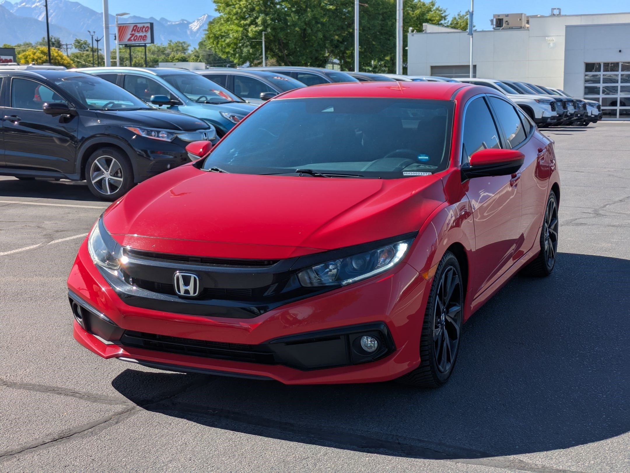 Certified Used 2021 Rallye Red Honda Sport image 10