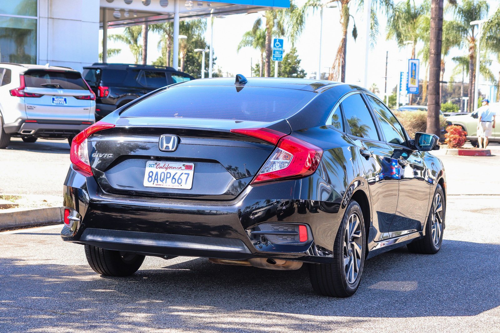 Certified Used 2017 Modern Steel Metallic Honda EX image 11