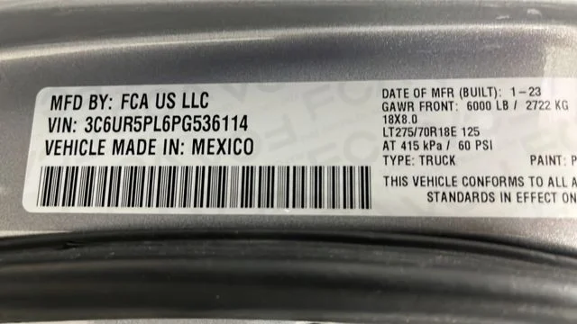 Used 2023 Billet Silver Metallic Ram Longhorn image 26