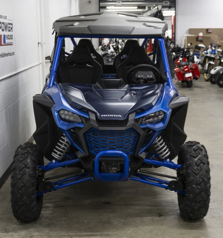 New 2025 MATTE NAVY BLUE Honda Powersports 4 FOX Live Valve image 2